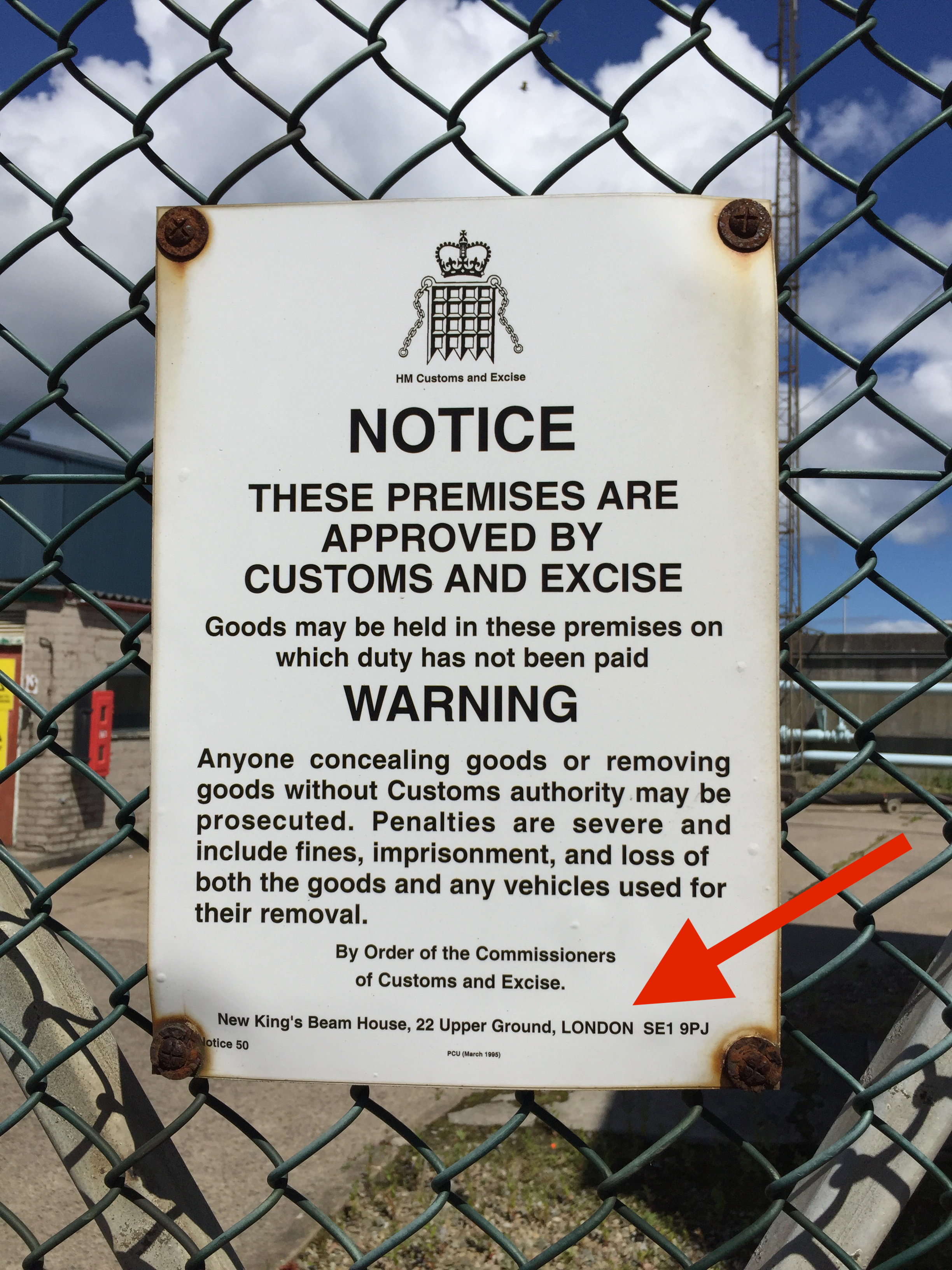 Customs, Sea Containers