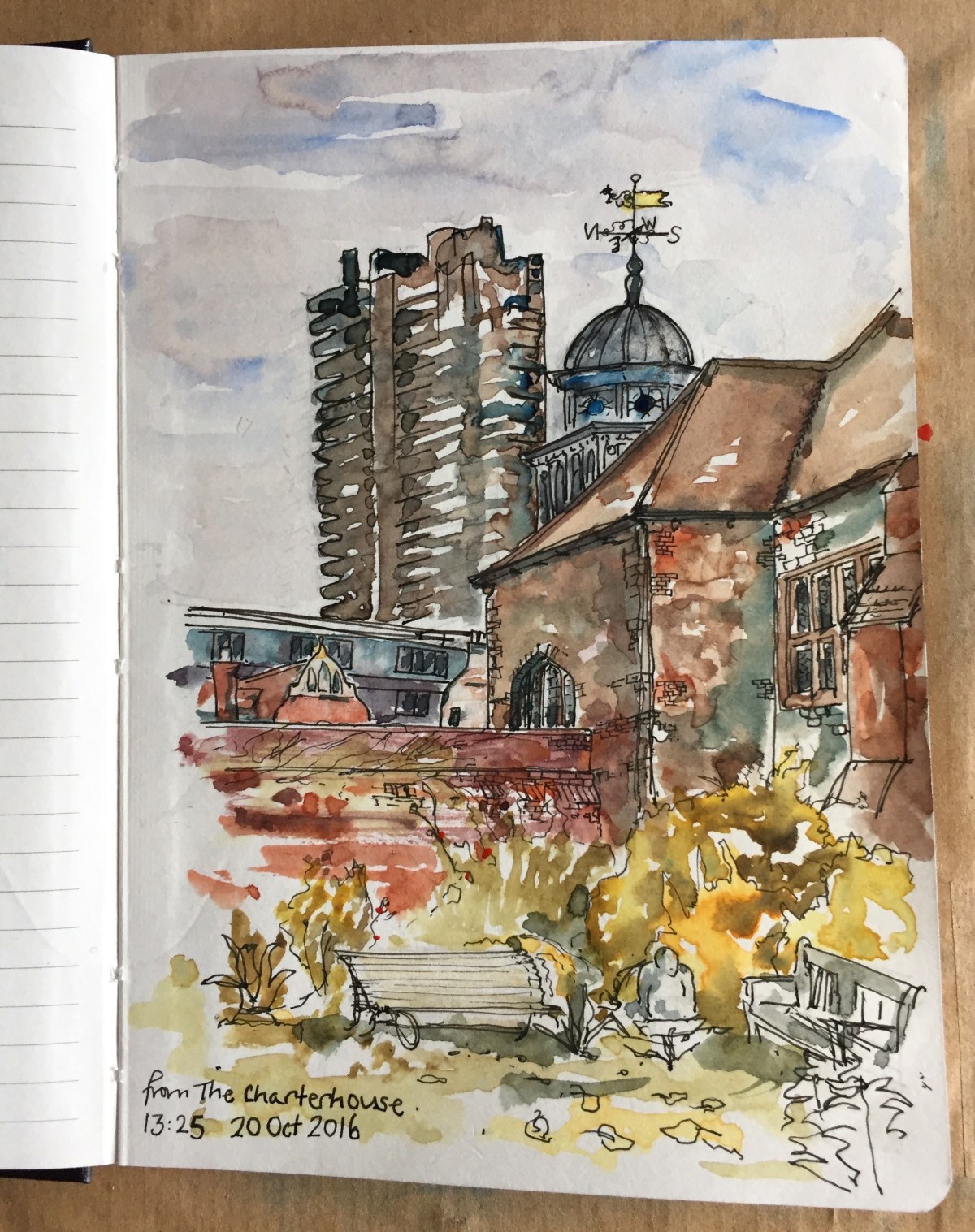 The Charterhouse, Chapel&nbsp;roof