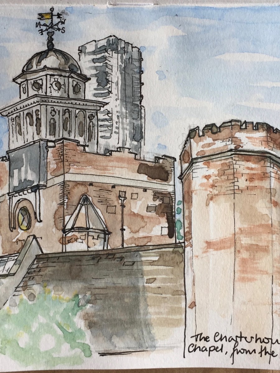 The Charterhouse, Chapel from the Roof&nbsp;Terrace