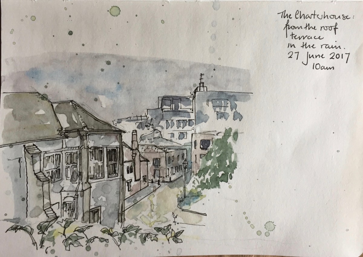 Charterhouse in the&nbsp;rain