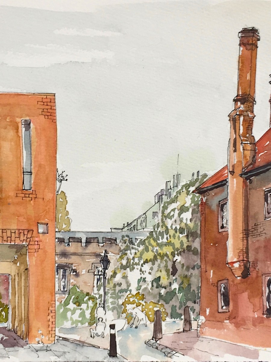 The Charterhouse: entrance to Preachers’ Court