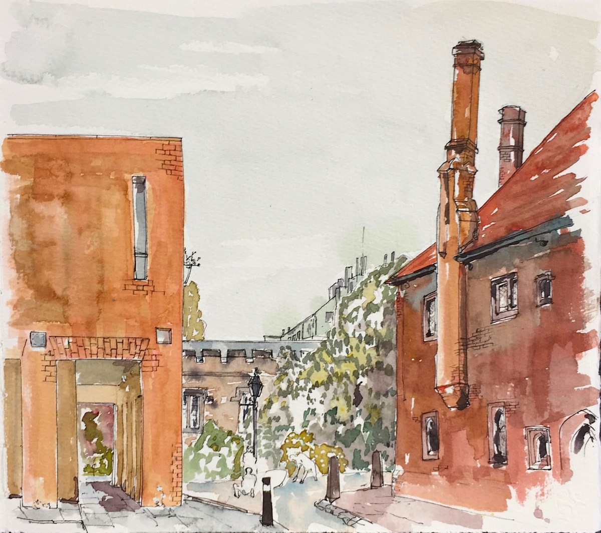 The Charterhouse: entrance to Preachers’ Court