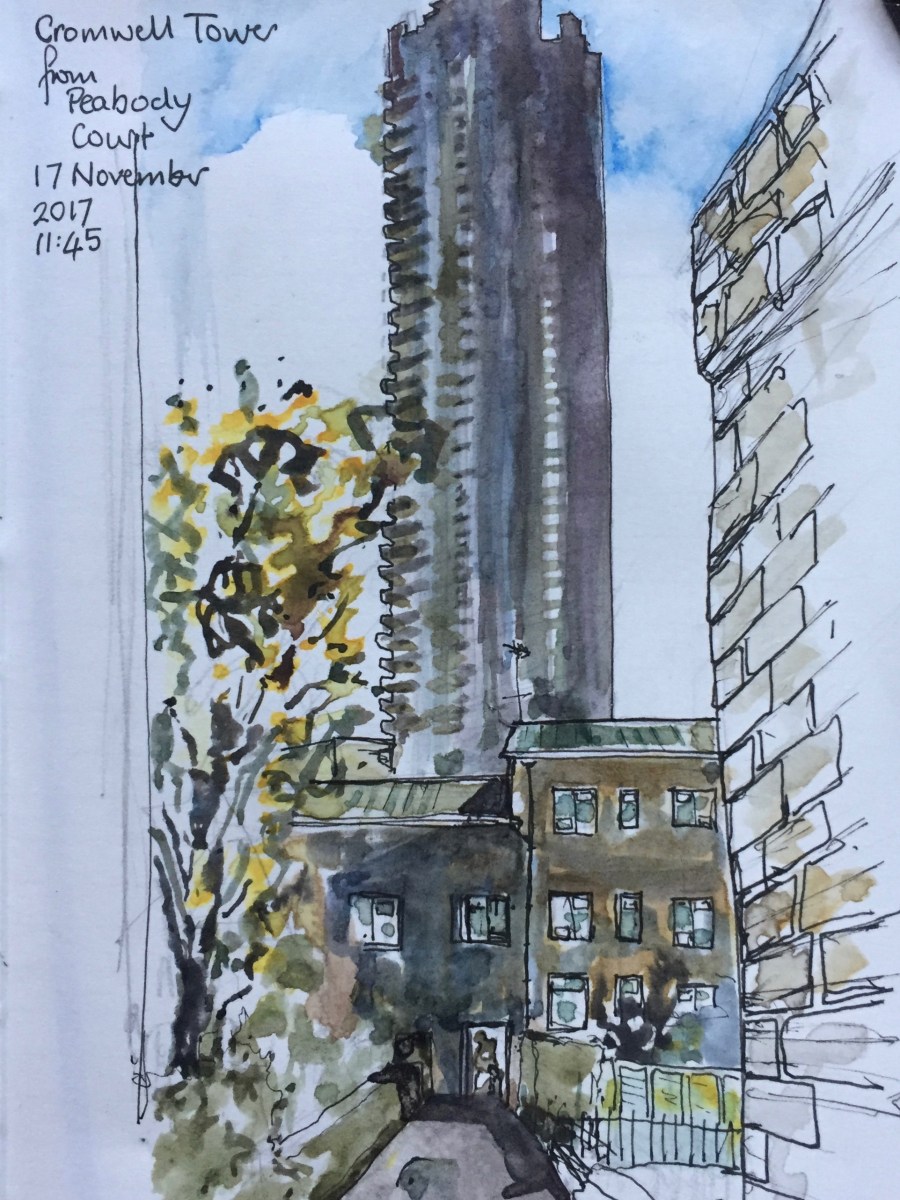 Cromwell Tower from Peabody&nbsp;Court