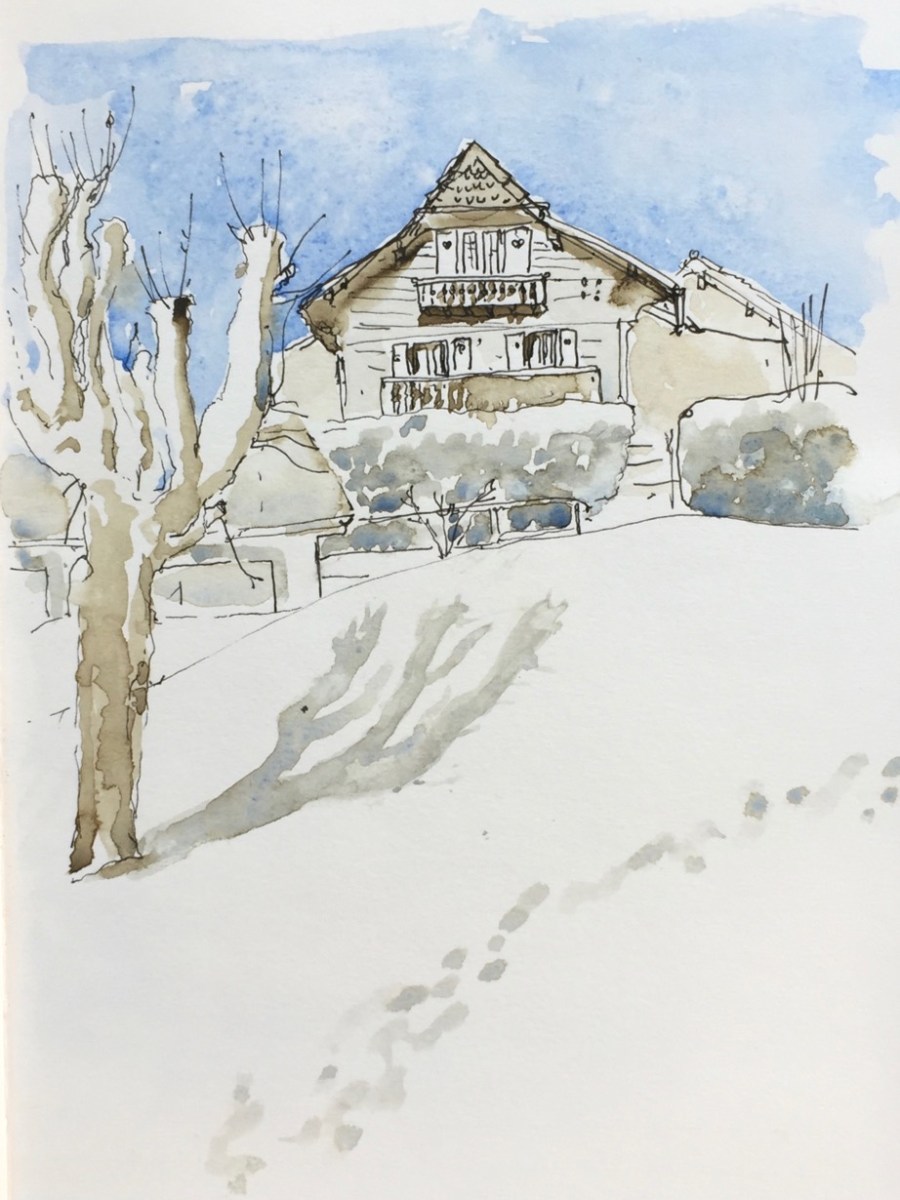 Snow in Sainte-Croix