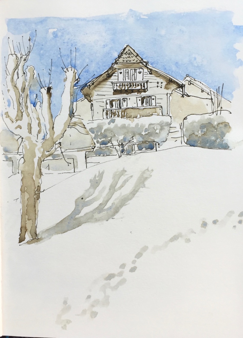 Snow in Sainte-Croix