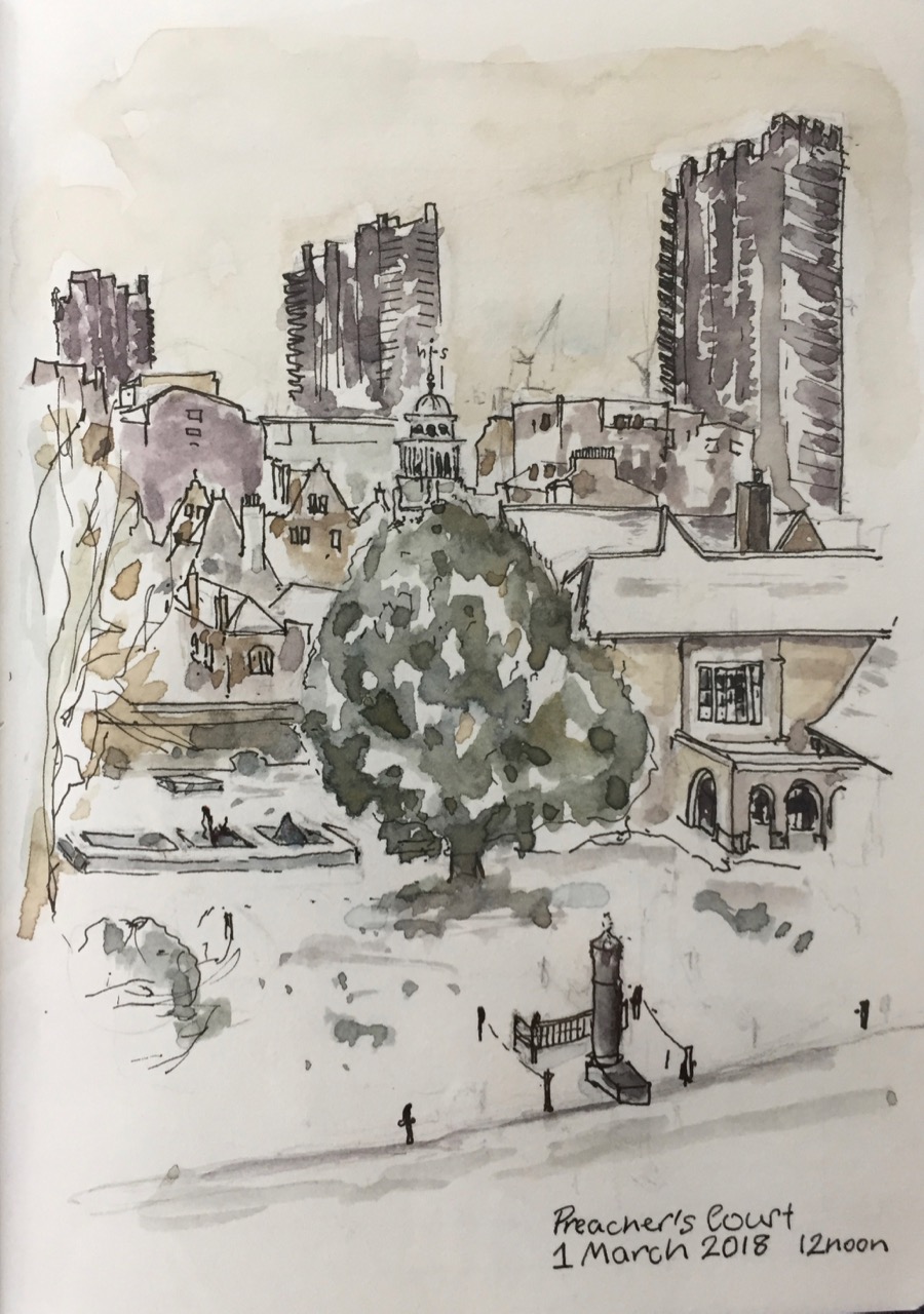 Preachers Court in the&nbsp;snow