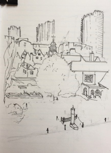 March 1st 2018 (Preachers Court in the snow)BW