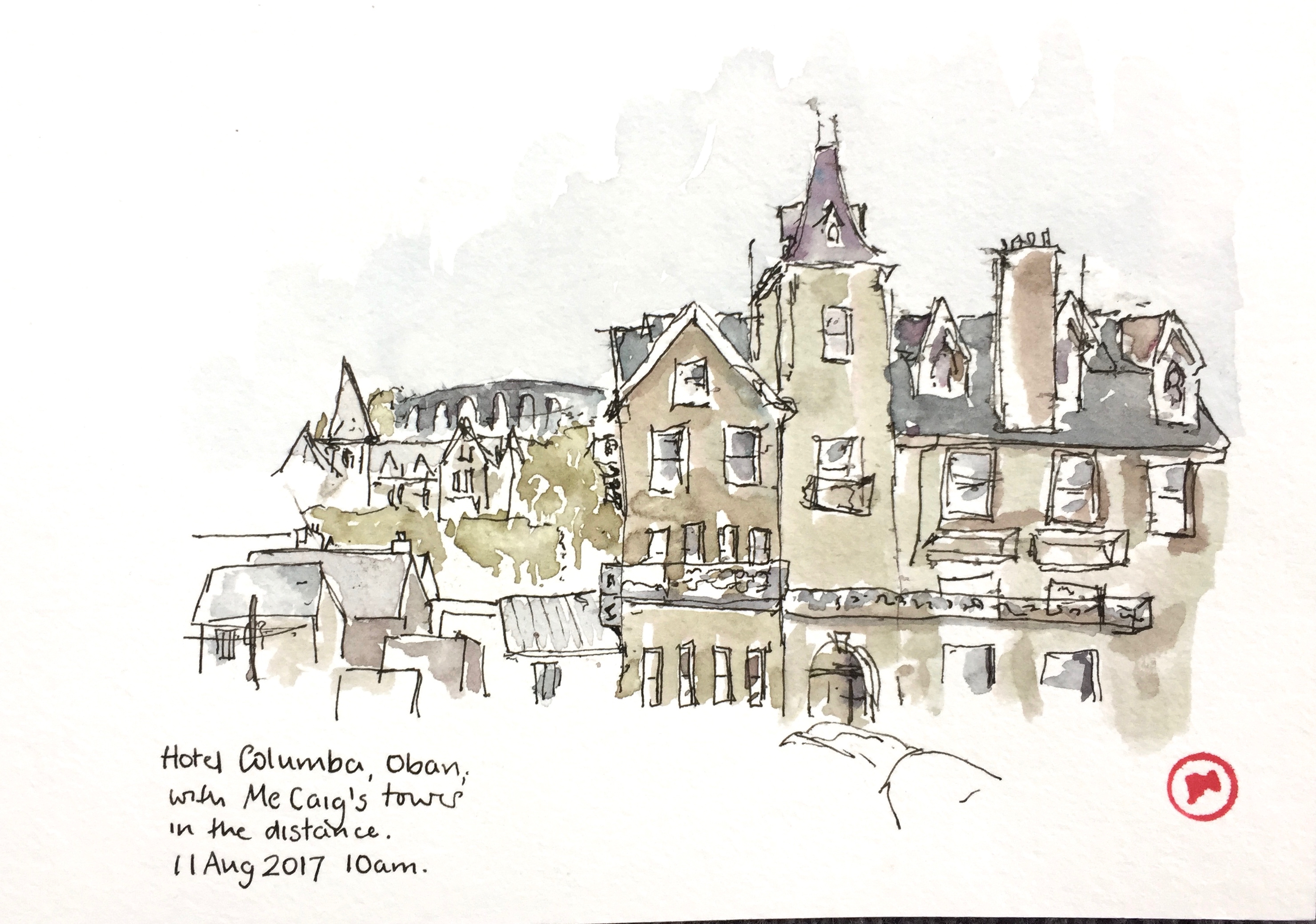 Hotel Columba, Oban (2017)