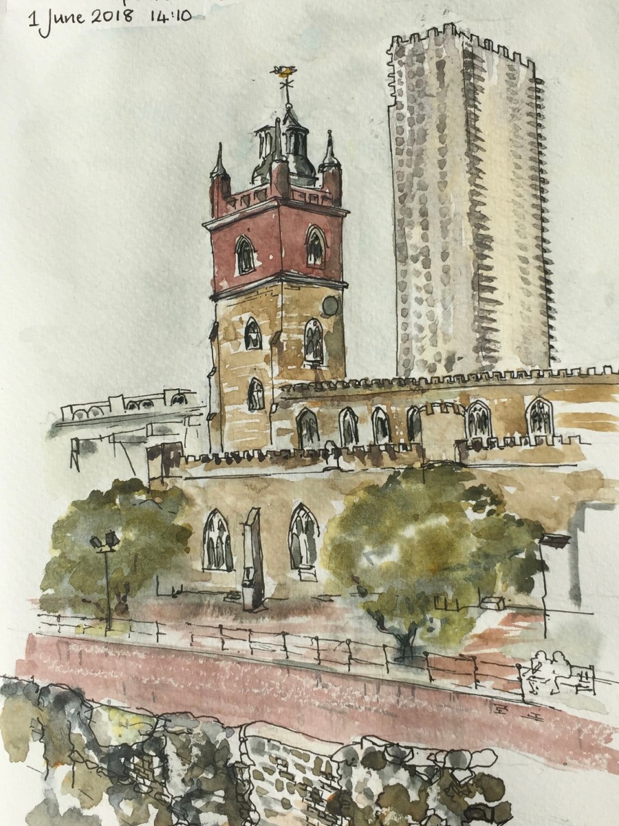 St Giles’ Church and Shakespeare&nbsp;Tower