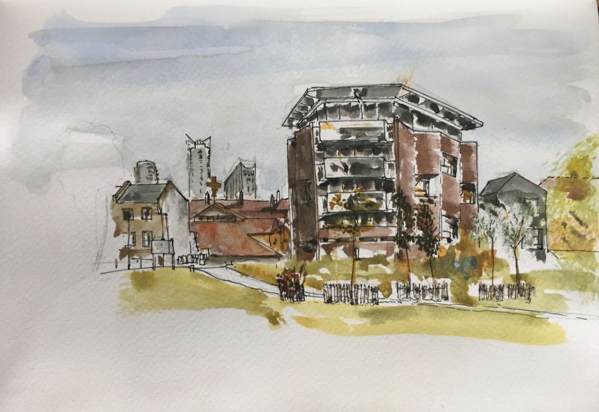 Sketching in Kennington and&nbsp;Vauxhall