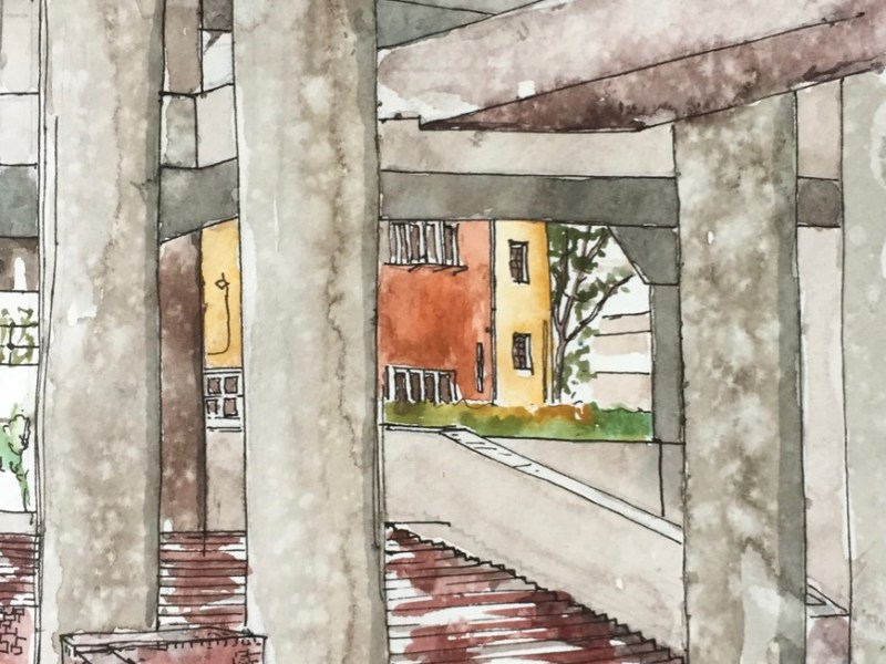 Under Mountjoy House,&nbsp;Barbican