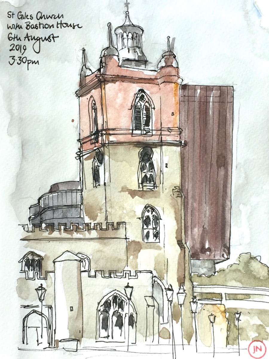 A quick sketch of St Giles&nbsp;Church