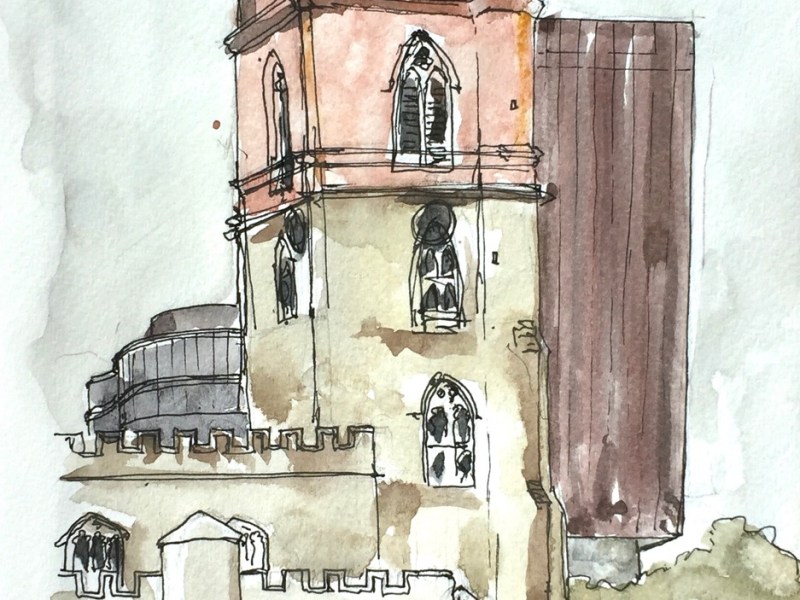 A quick sketch of St Giles&nbsp;Church
