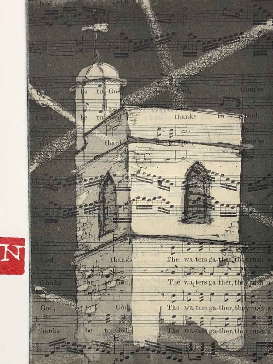 St Bartholomew the Less – etchings&nbsp;(2)