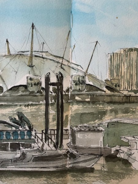 The O2 from Trinity Buoy&nbsp;Wharf