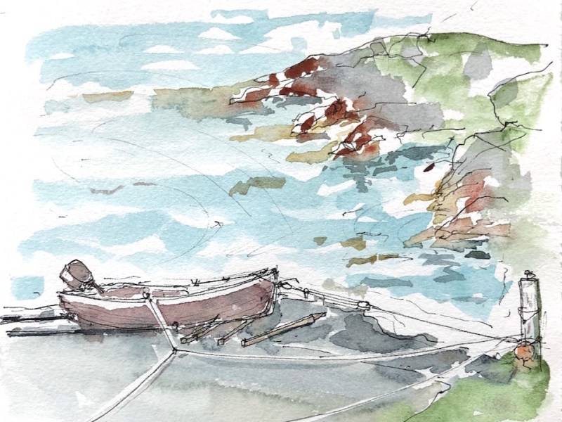 Shetland: Burrastow beach and&nbsp;pier