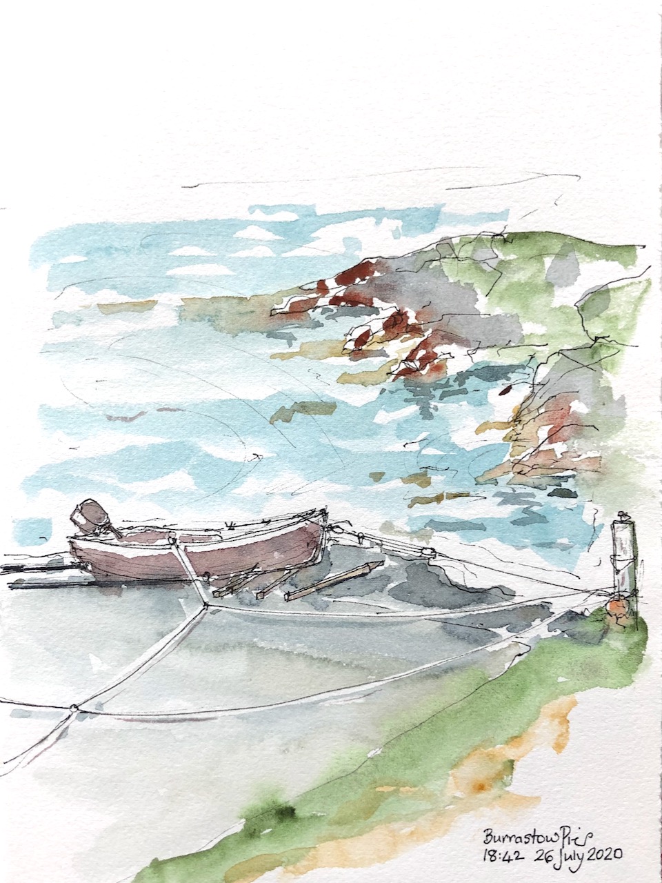 Shetland: Burrastow beach and&nbsp;pier