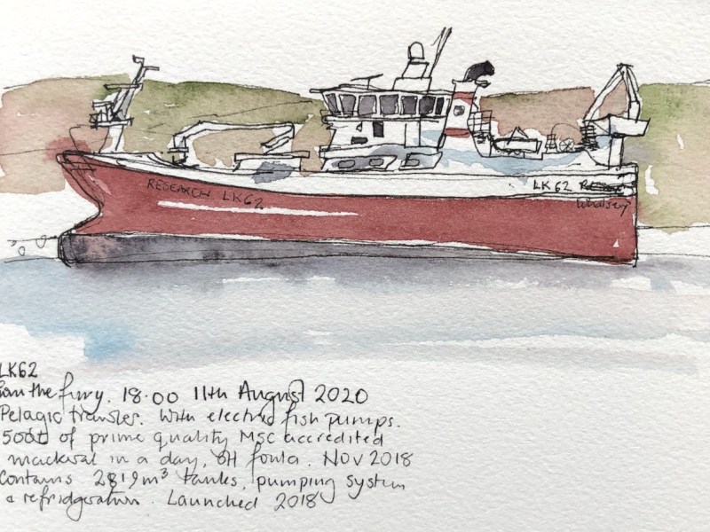 Sketching on the journey&nbsp;South