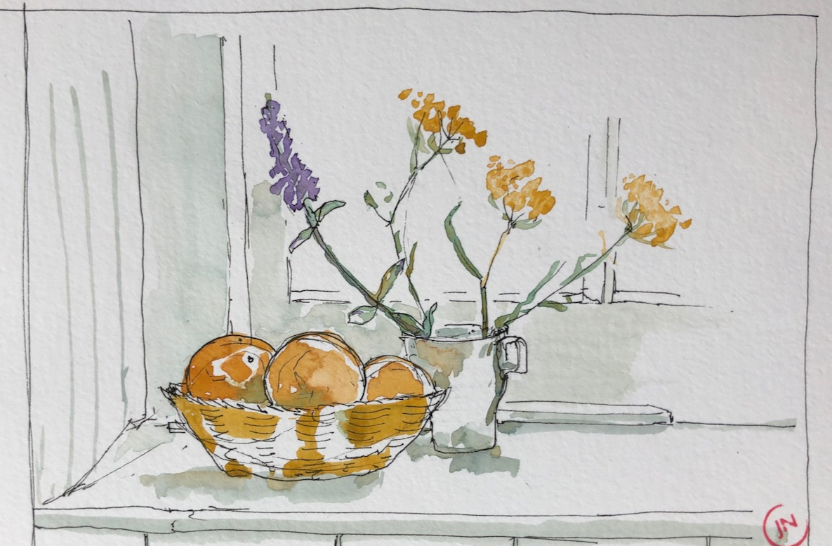 Shetland: garden flowers