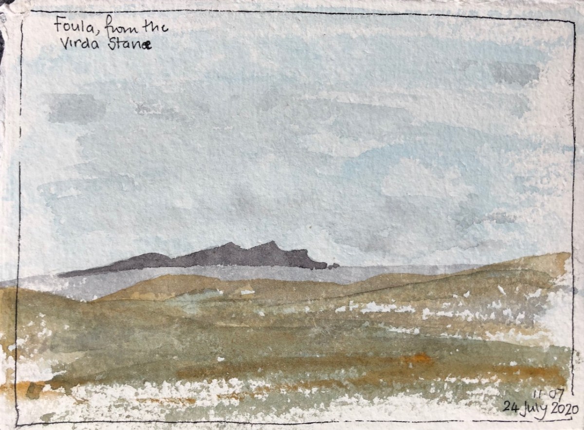 Shetland: Foula on the&nbsp;horizon