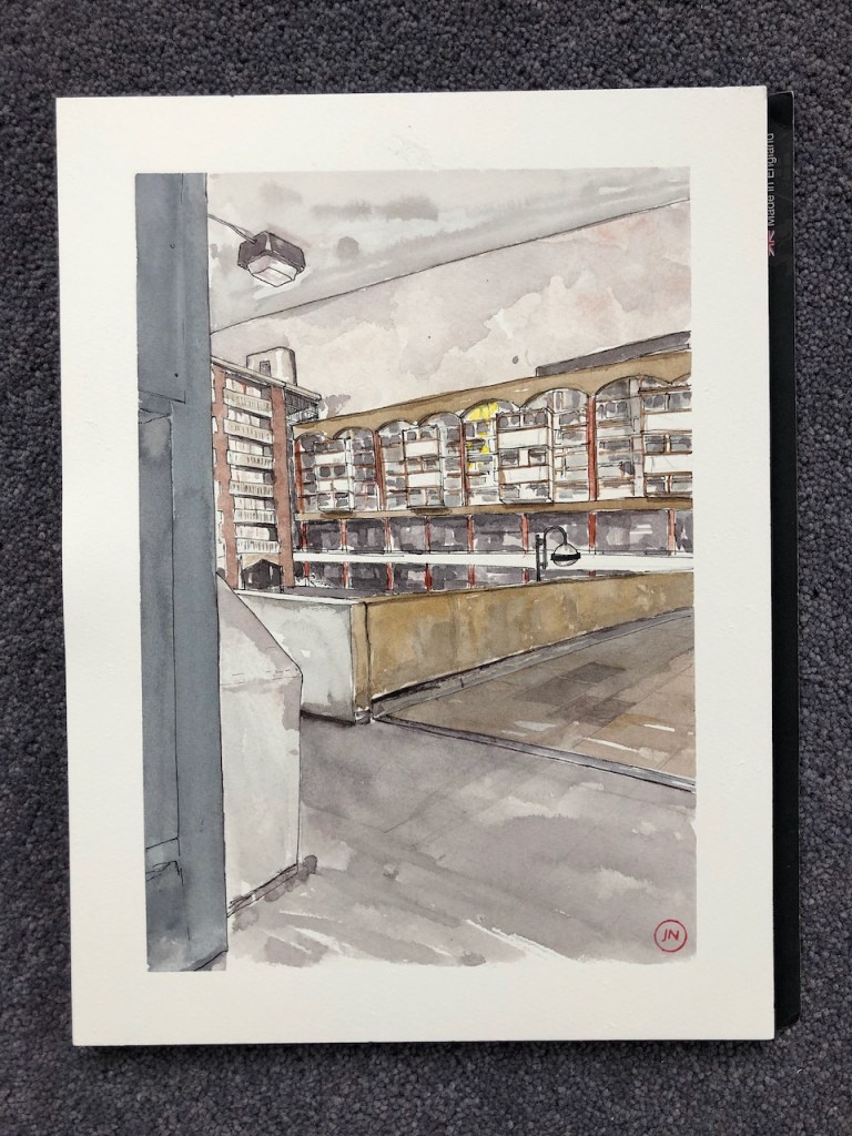 Finished drawing, 12" by 9" (SOLD)