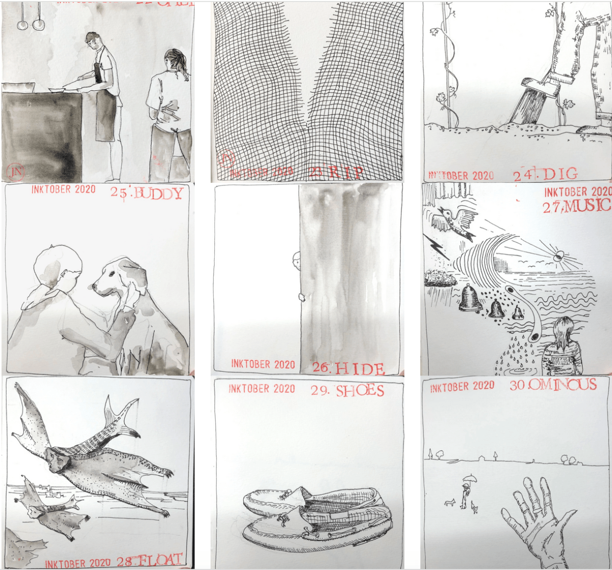 #Inktober2020