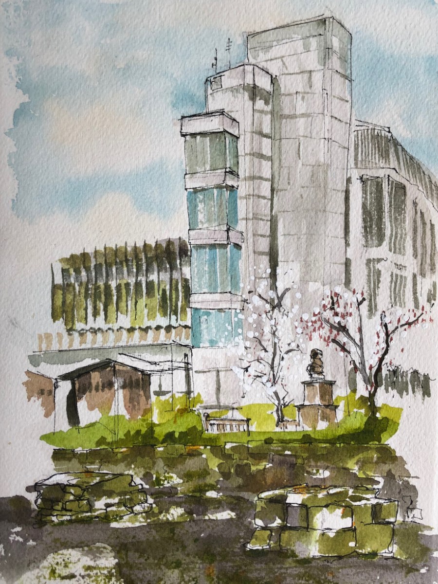 Guildhall from St Mary Aldermanbury&nbsp;EC2