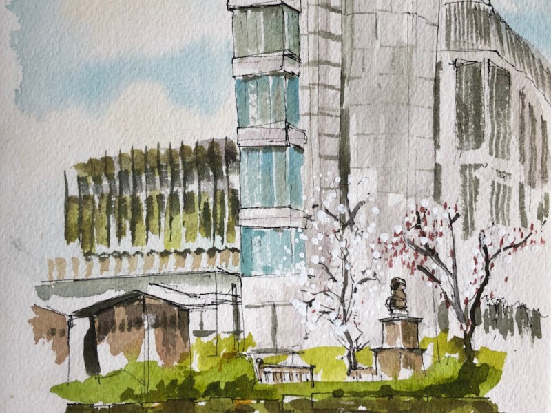 Guildhall from St Mary Aldermanbury&nbsp;EC2