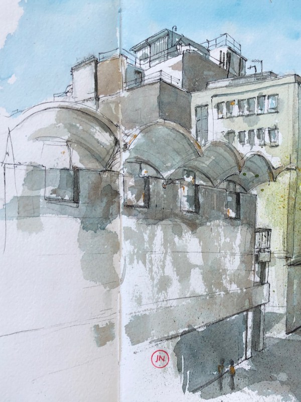 65 Basinghall St EC2 from the&nbsp;bridge