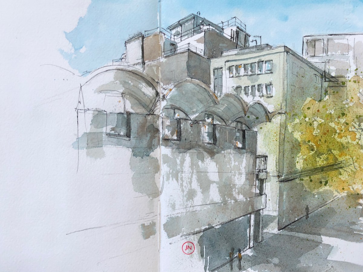 65 Basinghall St EC2 from the&nbsp;bridge