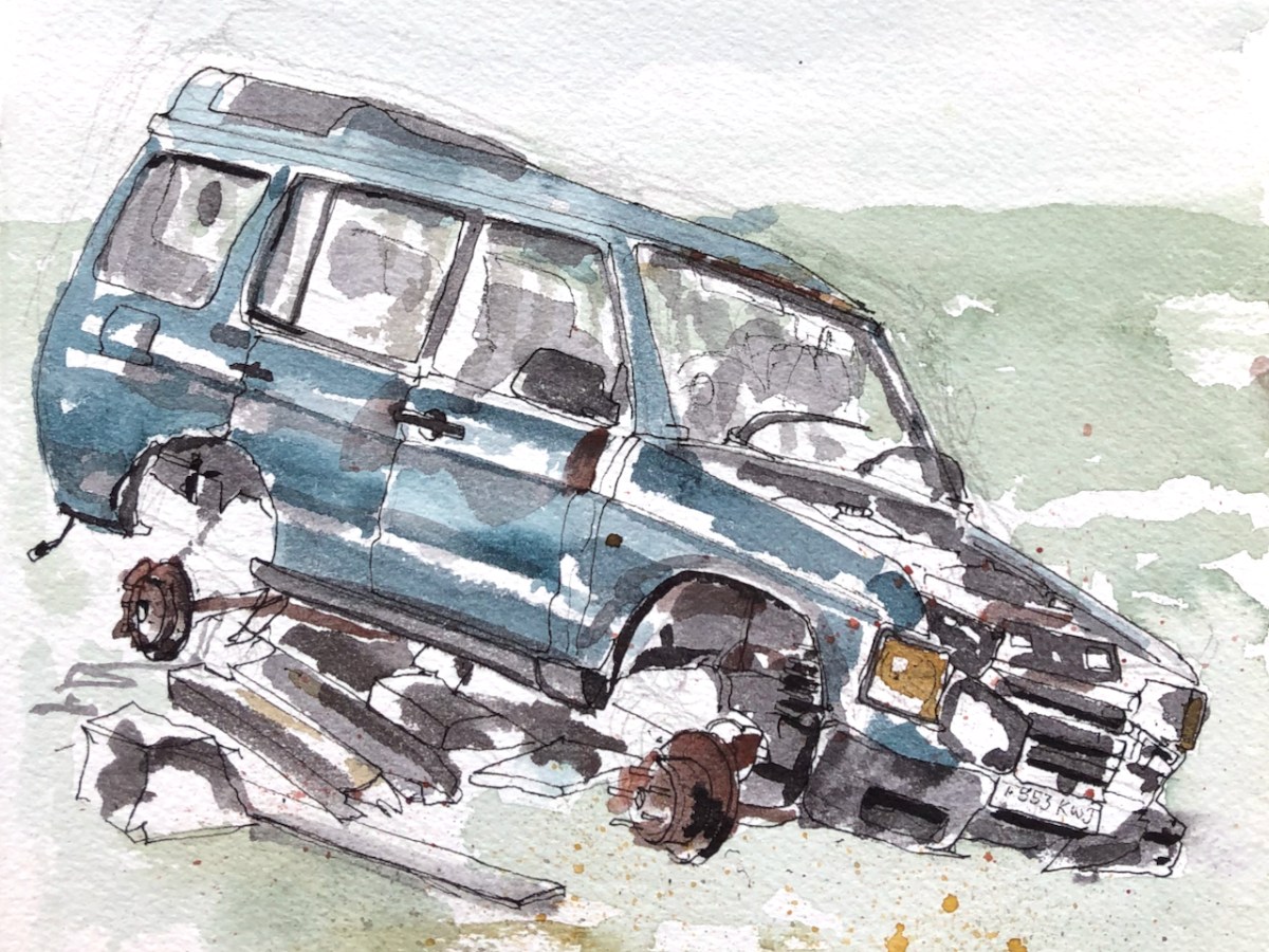 Abandoned Car, Shetland