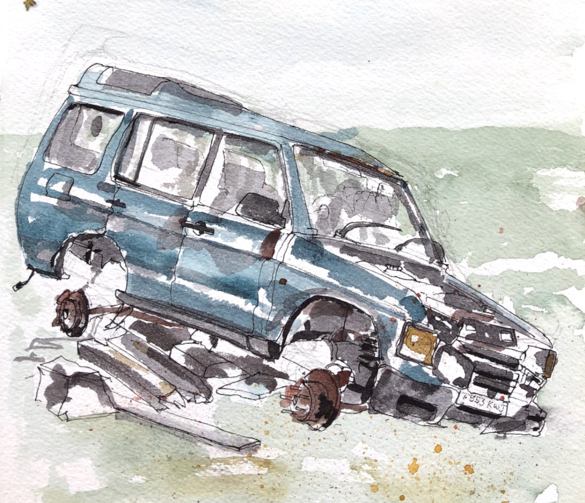 Abandoned Car, Shetland