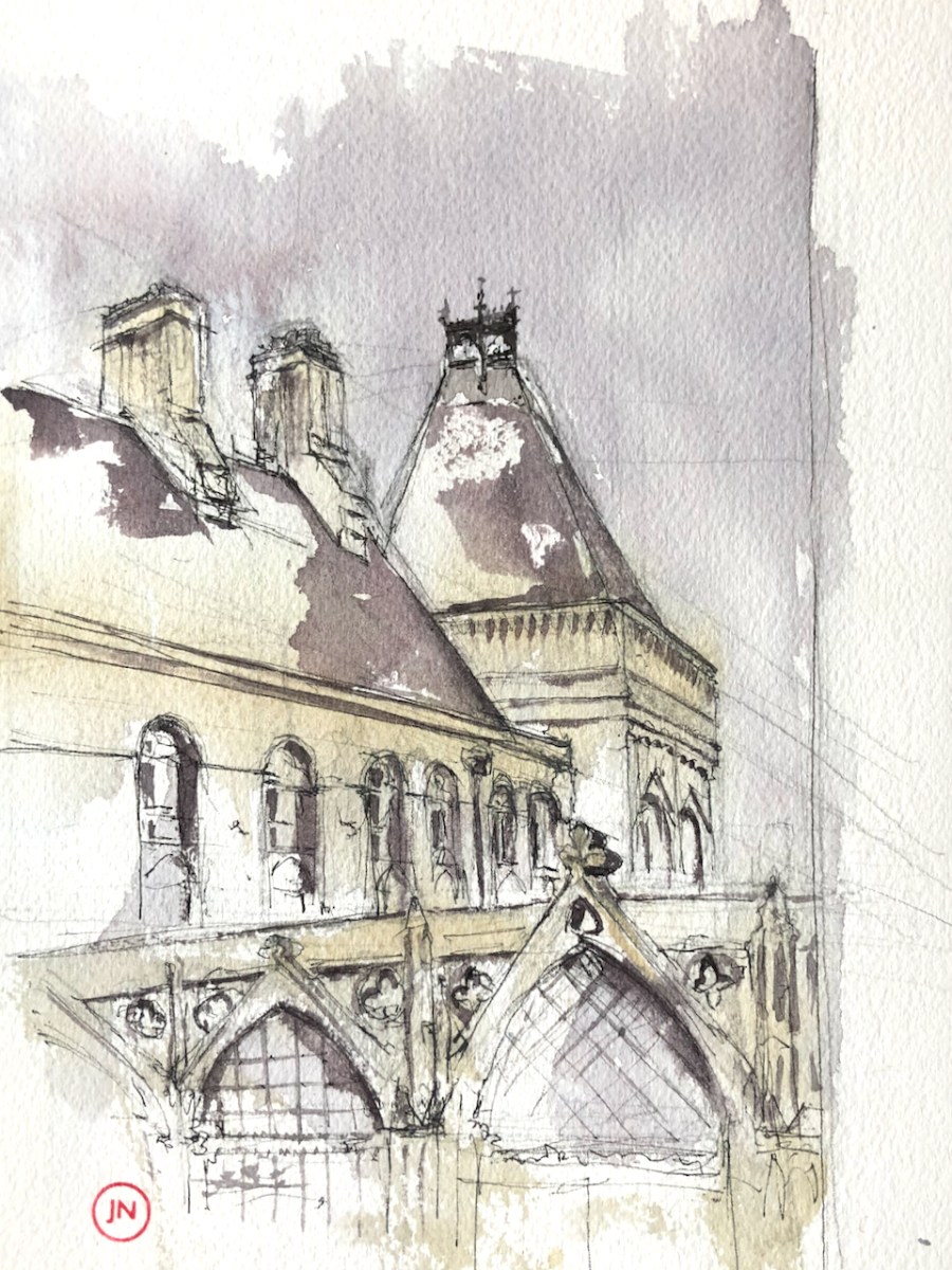 Royal Courts of Justice from Carey&nbsp;Street