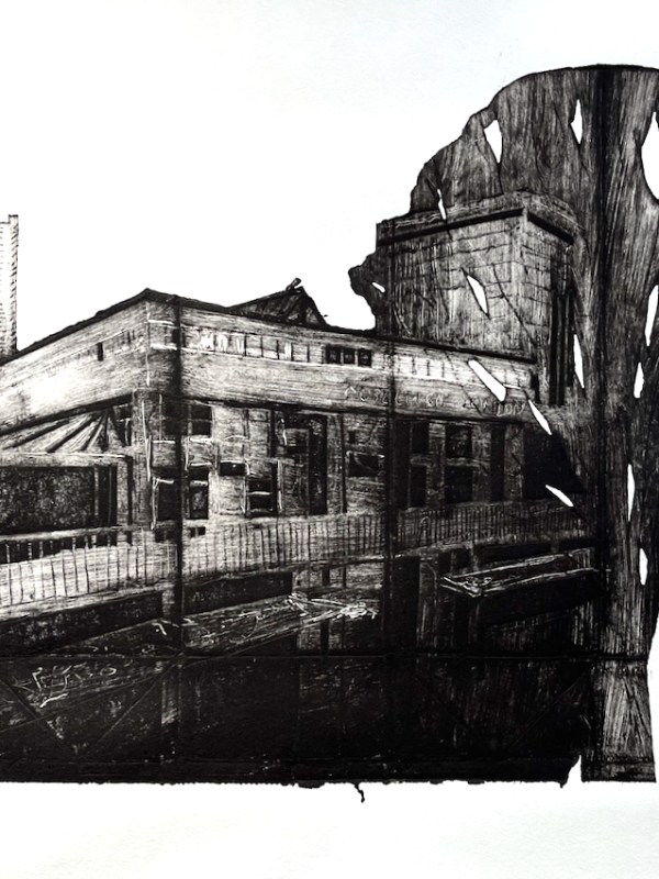 Museum of London EC2 –&nbsp;monoprint