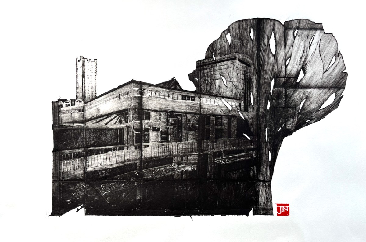 Museum of London EC2 –&nbsp;monoprint