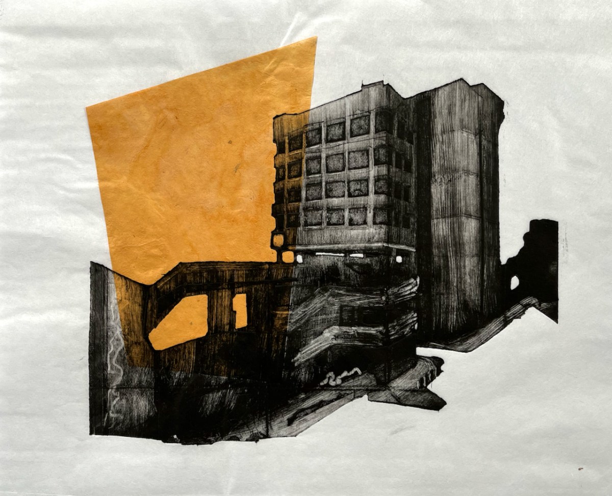 Colechurch House –&nbsp;monoprint