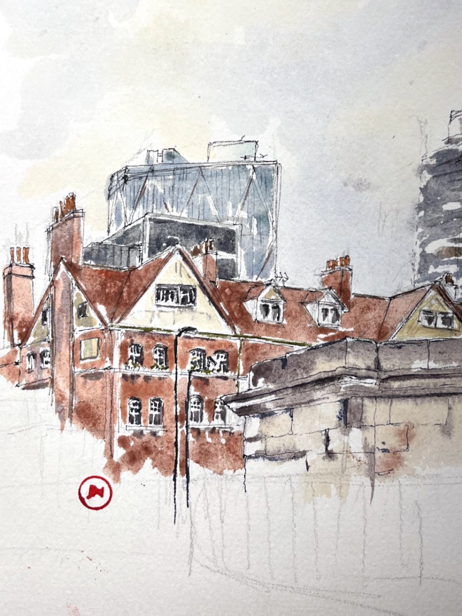 Spitalfields E1 from&nbsp;ChristChurch