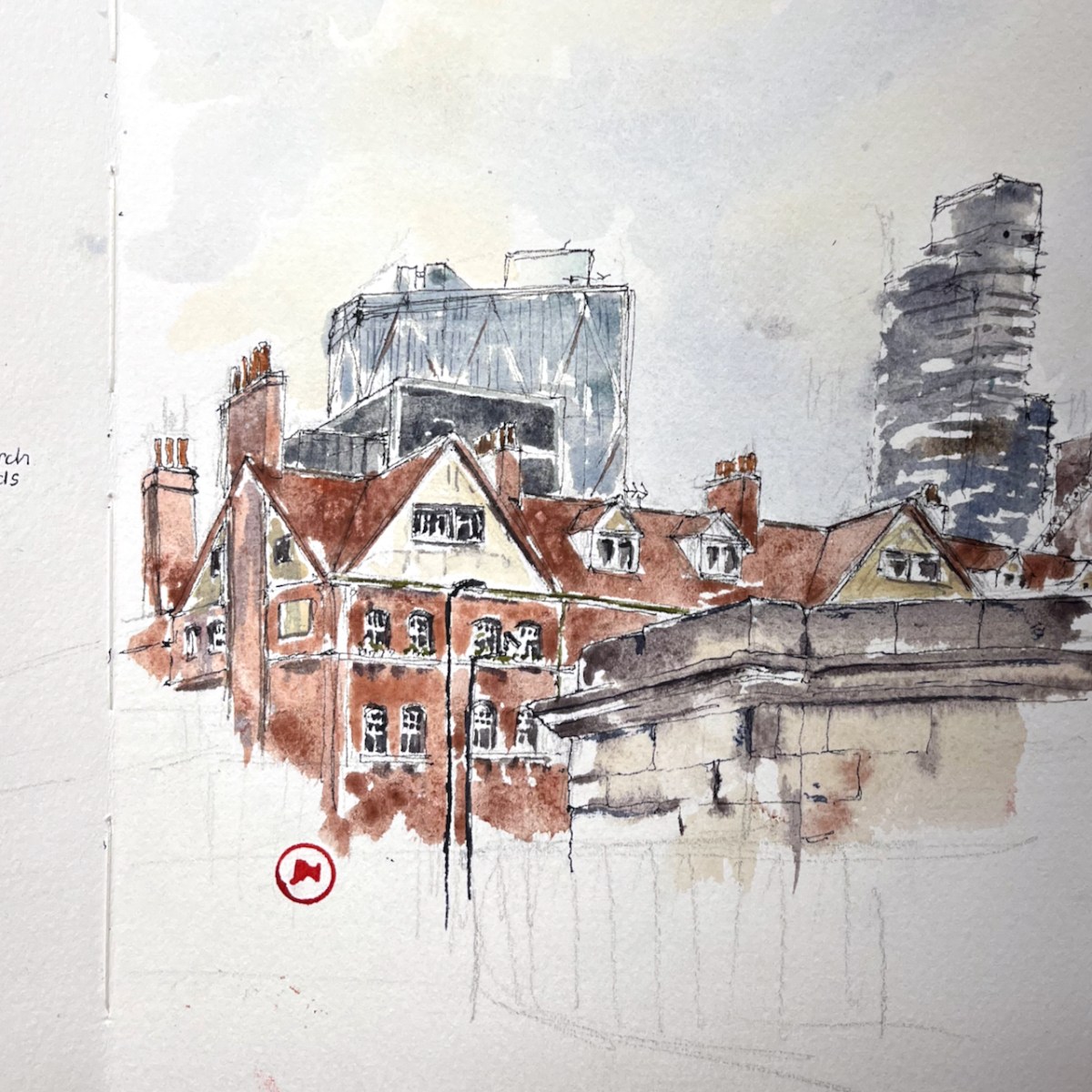 Spitalfields E1 from&nbsp;ChristChurch