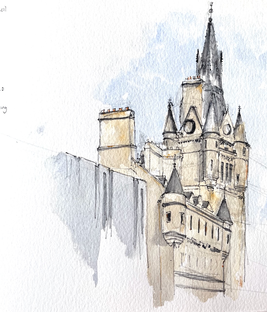Sketching in Aberdeen, summer&nbsp;2022