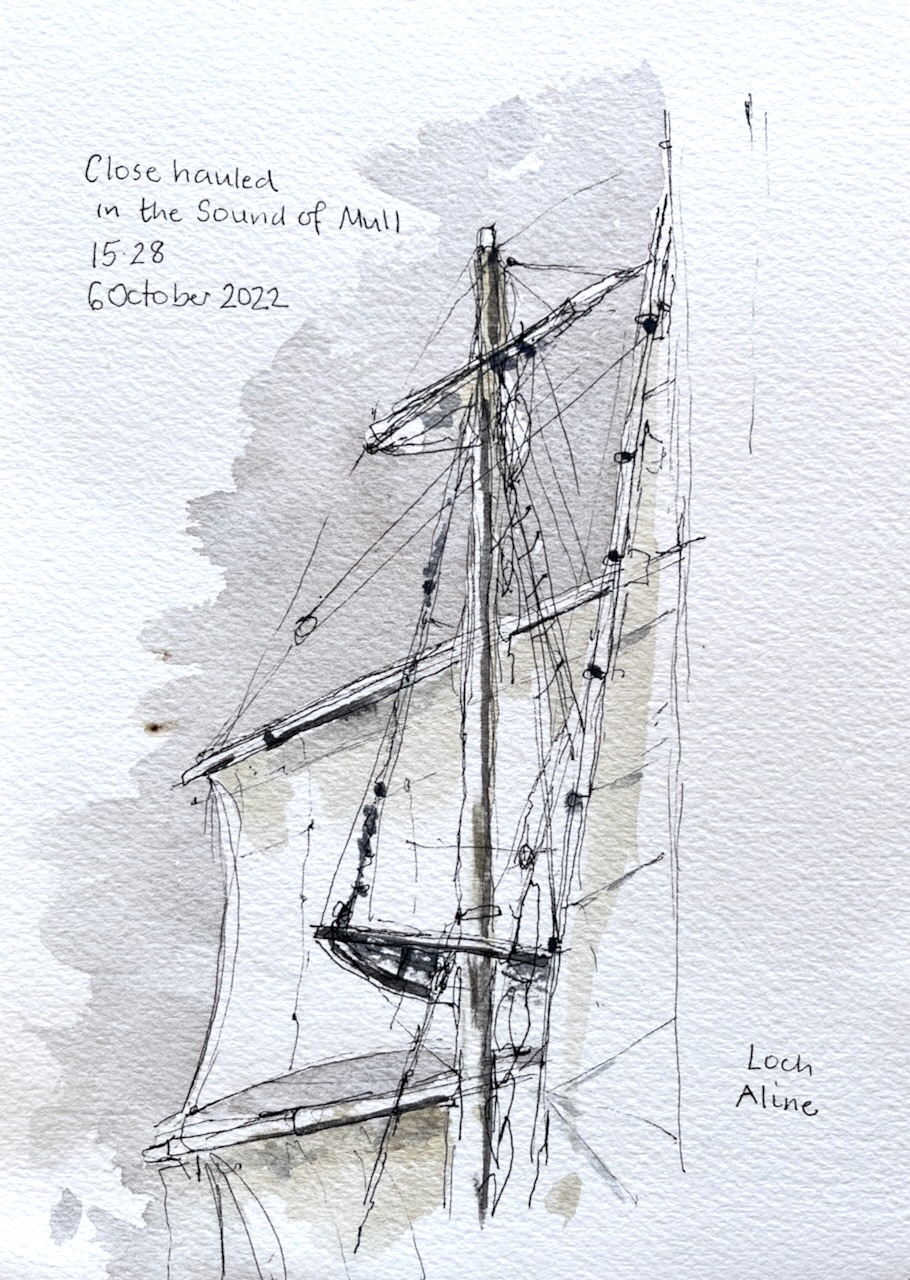 Lady of Avenel delivery passage, October 2022, Caledonian&nbsp;Canal