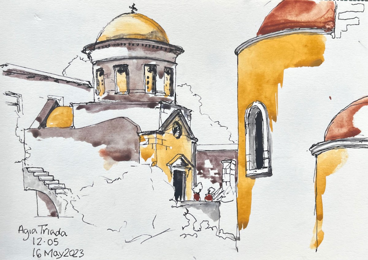 Sketching in Crete, May&nbsp;2023