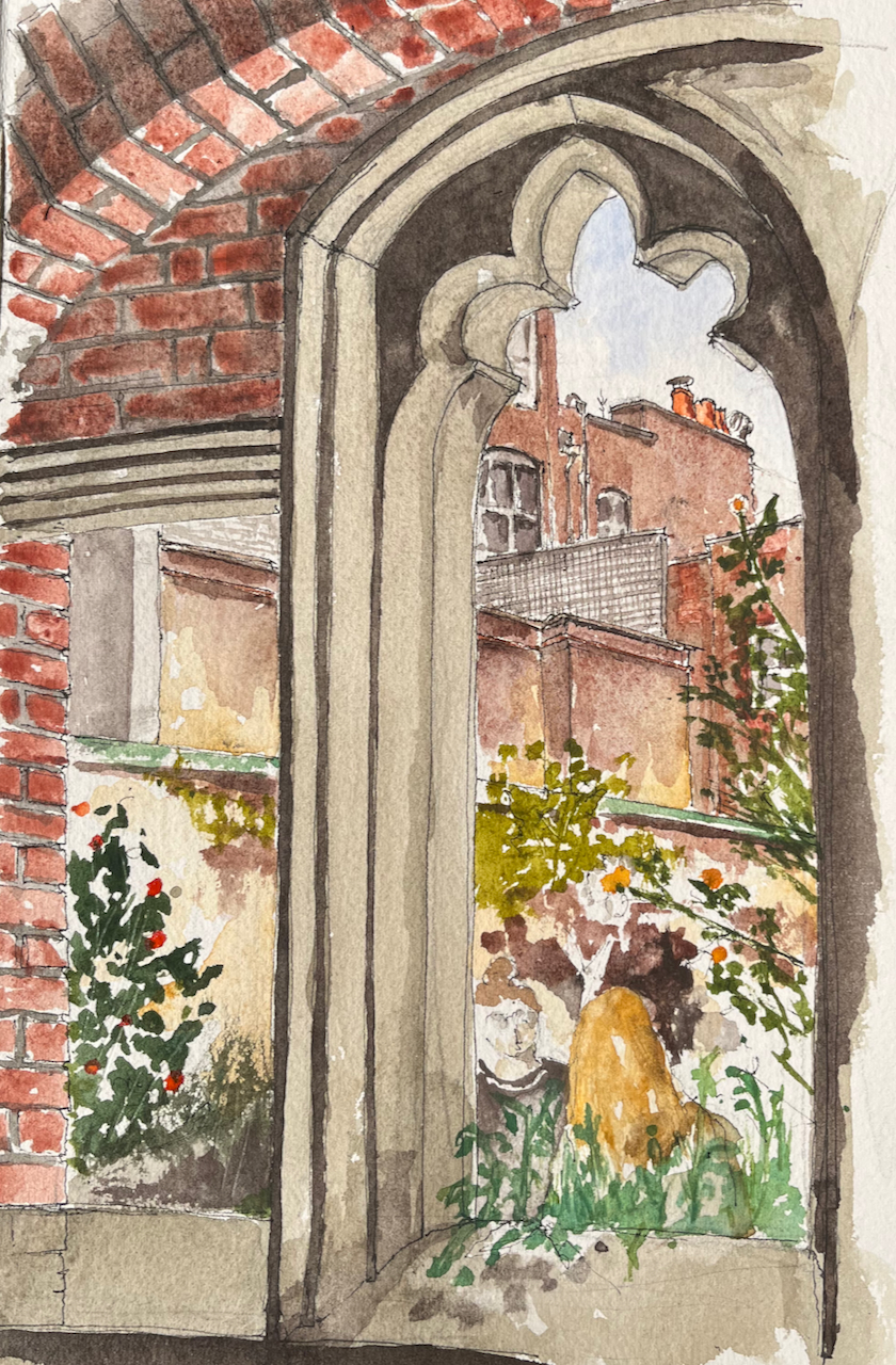 Garden of the Museum of the Order of St John, Clerkenwell, London&nbsp;EC1