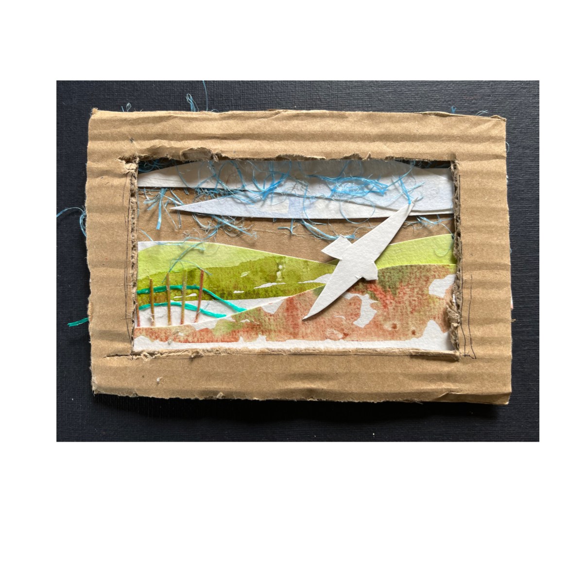 Shetland collage postcard