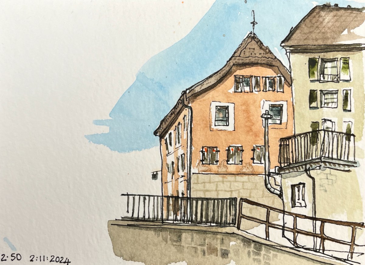 Sketching in Switzerland November&nbsp;2024