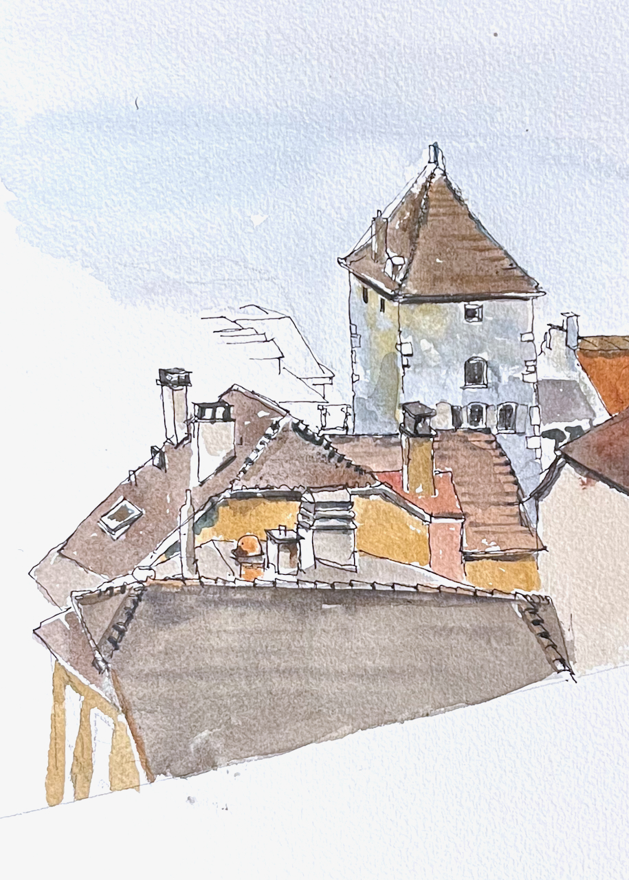 Nyon, view from the&nbsp;castle