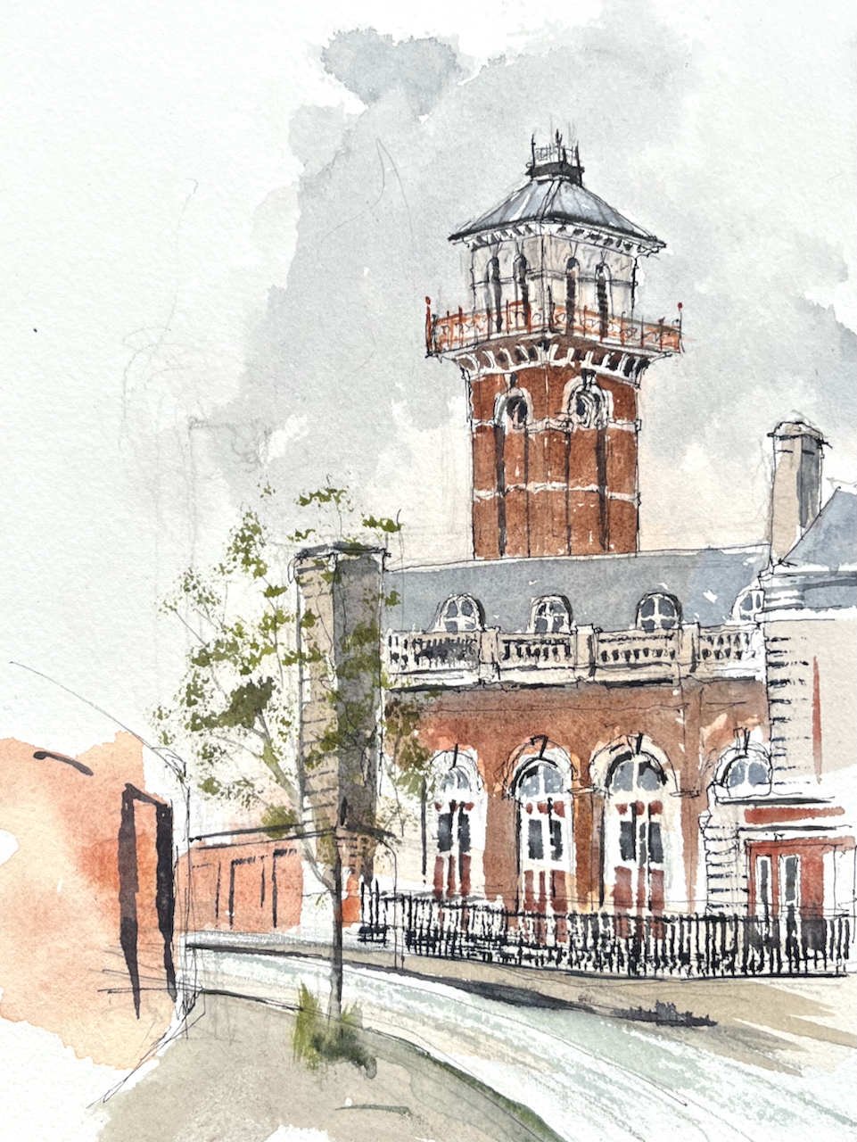 Tower at St Thomas’ Hospital Medical School, Lambeth,&nbsp;SE1