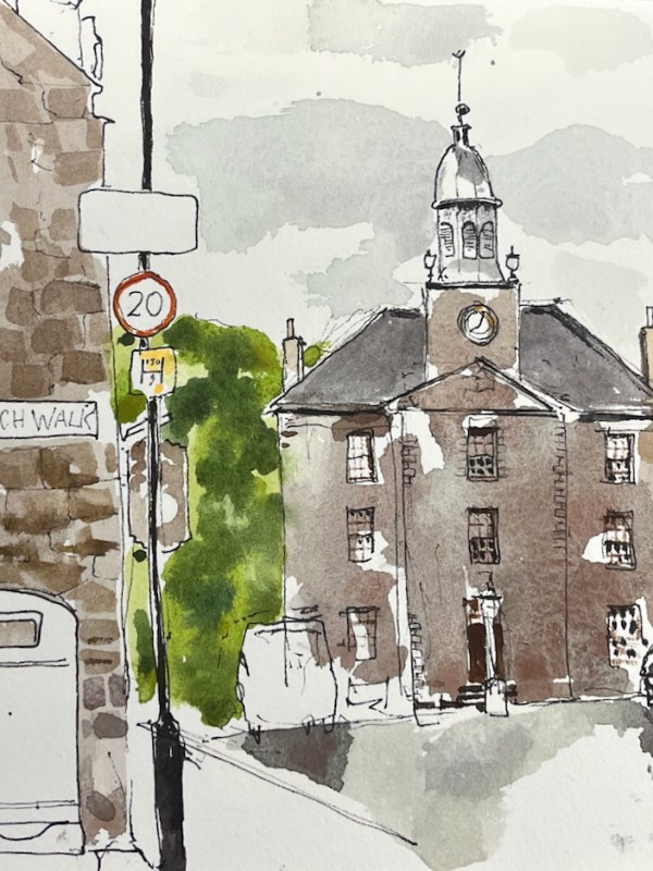 Sketching in Aberdeen