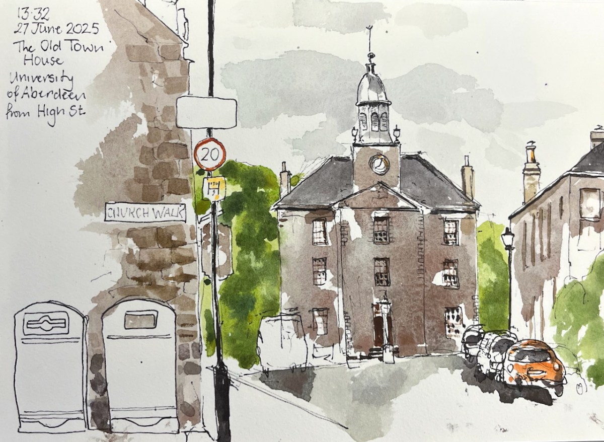 Sketching in Aberdeen
