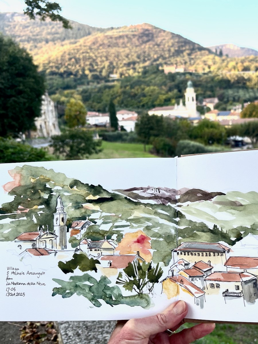 Sketching in Vicenza,&nbsp;Italy