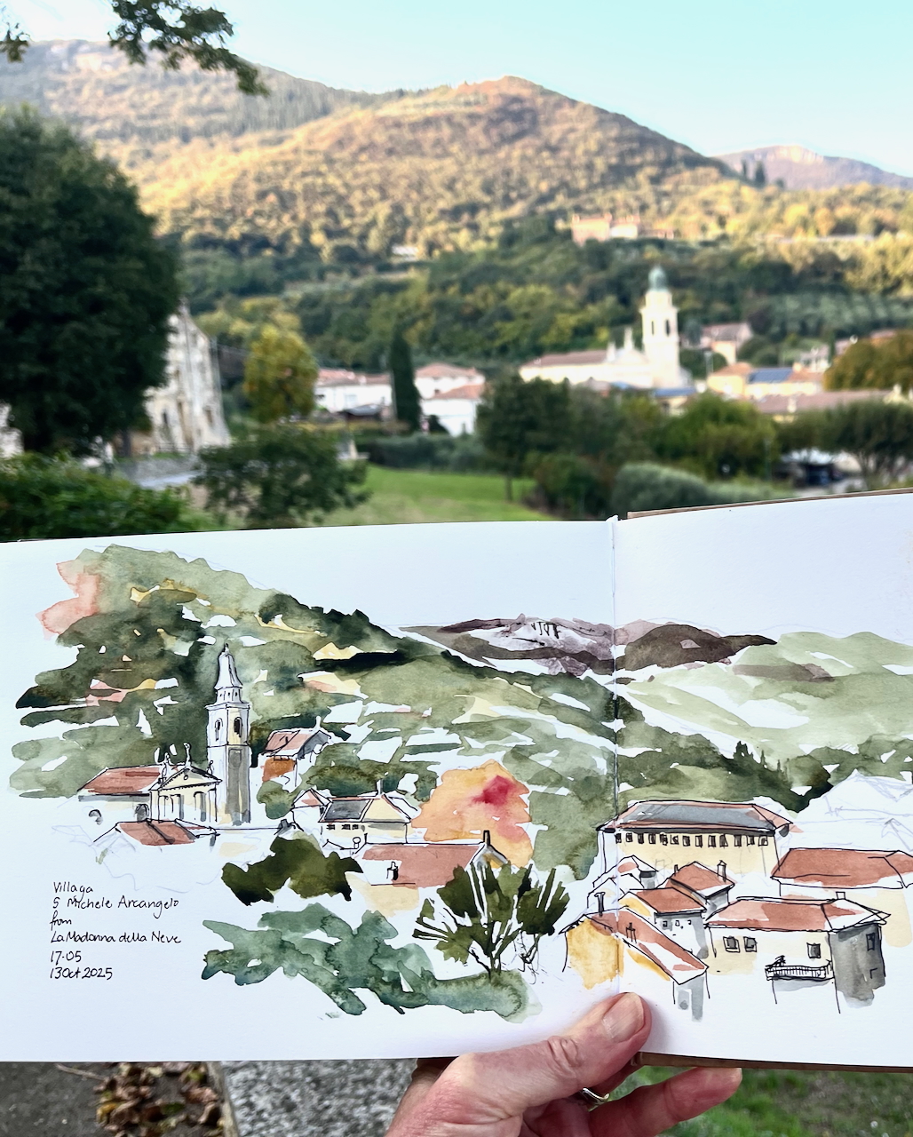 Sketching in Vicenza,&nbsp;Italy